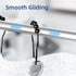 Titanker Shower Curtain Rings Hooks, Rust-Resistant Metal Shower Curtain Hooks for Bathroom Shower Rods Shower Hooks Shower Rings for Curtain - Se...