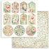 STAMPERIA INTERNATIONAL, KFT PAPER PAD 12X12 10PK HOUSE ROSE, 30.5 x 30.5 (12" x 12"), Multicoloured...