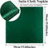 Aneco 12 Pieces Satin Napkin Square 20 x 20 Inches Dinner Napkins Weddings Party Napkin Soft Table Napkins for Romantic Weddings Party Dinner Deco...