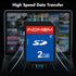 INDMEM SD Card 2GB Class 4 Flash Memory Card 2G SLC Stanard Secure Digital Cards (1PC)...