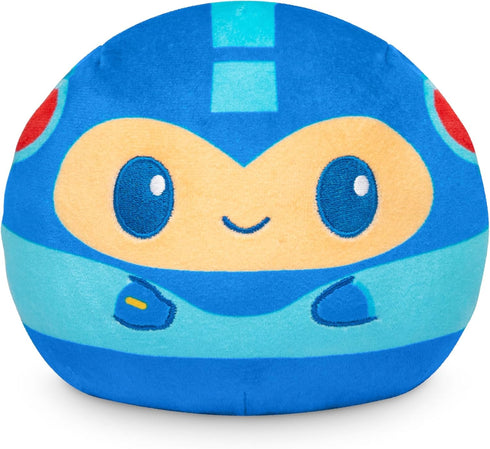 TeeTurtle Mega Man Reversible 4" Plushie - Mega Man and Rush - Officially Licensed Capcom Cute Kawaii Soft Stuffed Animal Fidget Toys...
