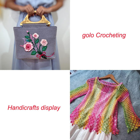 golo Crochet Thread Size 30 Yarn for Hand Kniting...