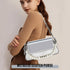 Evening Y2k Silver Hobo Purse Women Sparkly Silver Purse Satchel Metallic Tote Handbag Clutch Shoulder Bag 2024...