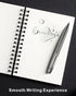 Cambond Ballpoint Pens Black Pens - Bulk Pens Metal Pen for Journaling Gift Business Men Police Flight Attendants 1.0 mm Medium Point Nice Pens, 3...