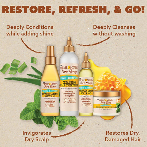 Creme of Nature Scalp Cleanising Treatment, Scalp Refresh, Braid Wash, Hair Cleanser 8 Oz...