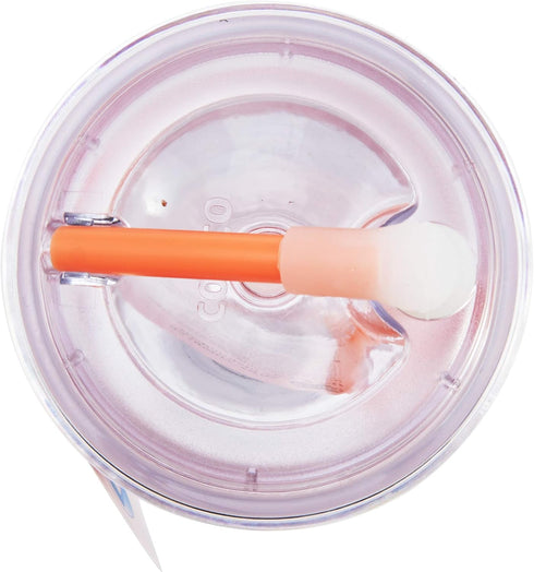 Copco Lock-n-Roll Double Wall Tritian Spill-Proof Tumbler with Soft Grip Sleeve and Patented Flip Up Straw, 20-Ounce, Coral...