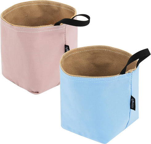 CM Mini Hanging Basket, Small Storage Bag Decor Bin for Wall & Door Storage, Foldable Basket Bin, 2 Pcs...