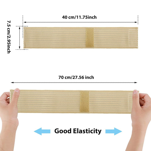 2 PCS Elastic Wrist Support Band Wrap Breathable Wrist Brace Adjustable Wrist Straps Support Relieves Wrist Pain Arthritis Tendonitis Sports Use f...
