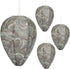 DECYOOL 4 Pack Paper Wasp Nest Decoy Hanging Wasp Nest Stay Away from Wasps Hornets Yellow Jackets(Dark Green)...