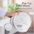 Handy Laundry Mesh Popup Hamper - Two Compartments, Collapsible for Storage and Easy to Open. Folding Pop-Up Clothes are Great for The Kids Room, ...