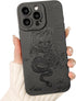 Compatible for iPhone 14 Pro Max Case Cute Cool Dragon Black Design for Girls Women Soft TPU Shockproof Protective Girly for iPhone 14 Pro Max-Dra...