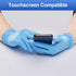 Schneider Blue Vinyl Synthetic Exam Gloves, Medium, Box of 50, 4-mil, Powder-Free, Latex-Free, Non-Sterile, Disposable Gloves...