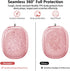 for AirPods Max Case Clear Pink Glitter,Clear Case for Airpods Max Case Cover,Shockproof Anti-Scratch Soft TPU Protective Case No-Yellowing Access...