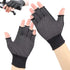 Lightweight Men and Women Half-Finger Slip Breathable Fingerless Work Gloves for Construction Nylon Fitness Cycling Motorcycle Gloves...
