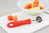 KitchenCraft Melon Baller Fruit Scoop, Soft Grip Easy to Clean Stainless Steel Head Cuts, 17cm (6.7"), Red...