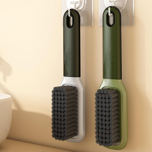 Laundry Stain Brush Household Scrub Brush Laundry Brush for Stain Removal,Soft Bristle Brush 2 Pack Stain Brush for Clothes Scrubbing Bathroom Cle...