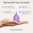 EcoBlossom Reusable Menstrual Cup Set - The Most Reliable Medical Grade Silicone Period Cups - Comfortably use for 12 Hours (2 Small Cups)...