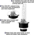Sinoparcel D2S Xenon HID Headlight Bulbs - 6000K 35W High Low Beam 66240 85122UB 66040 Replacement Lights -Pack of 2...