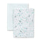 Delta Children 100% Cotton Muslin Baby Receiving Blankets for Girls and Boys – 47x47 Inches (Pack of 2), Sea Life...