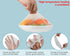 Plastic Bowl Covers Elastic Reusable 100 Pieces Food Covers for Bread Proofing 26 cm/10.23 in Elastic Food Storage Covers...