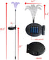 2PCS Waterproof Outdoor Solar Garden Stake Lights with Vivid Figurine – Lily LED Garden Landscape Lawn Lamp for Flower Beds Backyards Decoration...