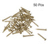 uxcell Small Tiny Brass Nails 1.2x12mm for DIY Decorative Pictures Wooden Boxes Household Accessories 50pcs...