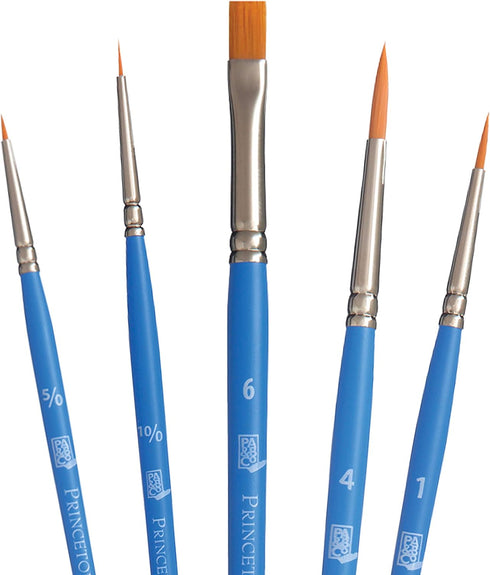 Princeton Select Artiste Paintbrush, 15-5 Brush Set, Blue...