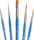 Princeton Select Artiste Paintbrush, 15-5 Brush Set, Blue...