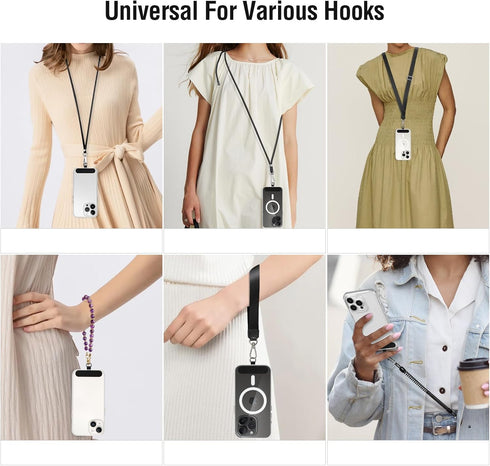 SHANSHUI Phone Tether Pad, 2 Pack Tether Tab Patches for Phone Lanyard Compatible with iPhone & All Smartphones......