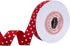 VATIN Polka Dot Craft Grosgrain Ribbon 7/8 Inch Wide by 10-Yard Spool Red with White Dots,Use for Gift Wrapping,Party Decoration,All Crafting and ...