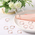 Junkin 48 Pieces Ring Bridal Wedding Fake Rings Decorations Diamond Engagement Rings Bridal Shower Rings Diamond Rings for Party Supply (Rose Gold...