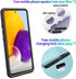 LMDAMZ Wallet Case for Samsung Galaxy A23, Credit Card Slot Sliding Door Hide Portable Design, Heavy Duty Double Layer Hybrid Cushioned Rubber Bum...