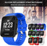 Band Compatible with Garmin Forerunner 35, Soft Silicone Replacement Watch Band Strap for Garmin Forerunner 35 Smart Watch (2-Blue,Purple)...