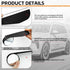 2PCS Car Blind Spot Mirror, Car 2-in-1 Rearview Blind Spot Mirror Rain Eyebrow, Side Mirror Rain Guard, Adjustable Expanded View Reversing Mirror,...