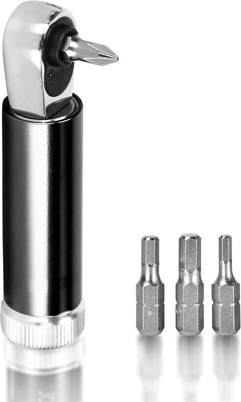 PRO BIKE TOOL Air Ratchet Wrench - Impact Ratchet Wrenches - Ultra Portable Design with Different Bits in Shaft - Durable Construction - Ideal for...