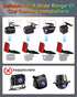 Rear Camera Holder Dash Cam Car Rear Camera Rear Window Bracket Backup Camera Mount ?Strong Adhesive? 180° Adjustment Rearview Camera Bracket Rear...