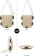 Straw Bags for Women Beach Wicker Purse Woven Rattan Clutch Shoulder Bag Small Purses for Women Crossbody Purses for Women Crossbody Sling Bags fo...