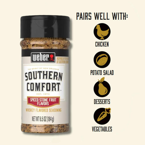 Weber Southern Comfort Whiskey Flavored Seasoning, 6.5 Ounce...