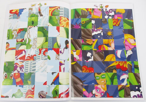 Activity Books Sticker Puzzle Book with 4 Puzzles and 2 Coloring Pages (Superheroes)...