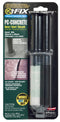 PC Products 70086 PC-Concrete Two-Part Epoxy Adhesive Paste for Anchoring and Crack Repair, 1.4 oz in Applicator Syringe, Gray...