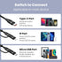 100W USB C Multi Charging Cable, USAMS 4FT 5-in-1 5A Fast Sync Charger Adapter Nylon Braided Type-C Cable for Laptop/Tablet/Phone and More......
