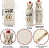 60th Birthday Gifts for Women Men, Cool Gifts for 60 Year Old Woman Grandparents Wine Gift Bag, Wine Accessories Gifts Anniversary 60th Birthday D...