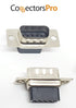 5 Sets Crimp Type DB9 Male + Plastic Hoods + Pins Set, D-Sub 9P Male Crimp Connector, Pin & Hood Kit (5 DB9 Male + 5 Hoods + 50 Pins)...