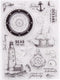 Sailboat Navigation Clear Stamps for Card Making Sea Ocean Lighthouse Transparent Silicone Stamp DIY Scrapbooking Supplies Embossing Paper Card Al...