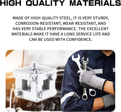 Car Disc Brake Caliper Piston Compression Tool, 3/8" Rear Disc Brake Caliper Spreader Compressor Wind Back Cube Tool, Automotive Accessories Fits ...