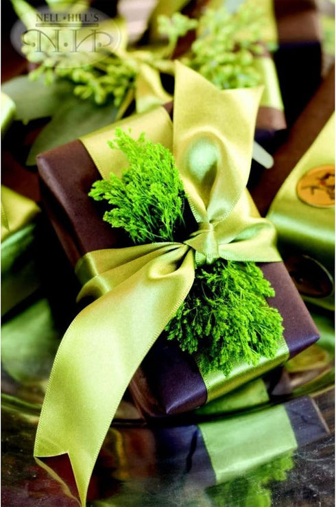 VATIN Double Face Apple Green Satin Ribbon 1-1/2" Continuous 25 Yards,Green Polyester Fabric Ribbon use for Bows Bouquet, Gift Wrapping, Floral Ar...