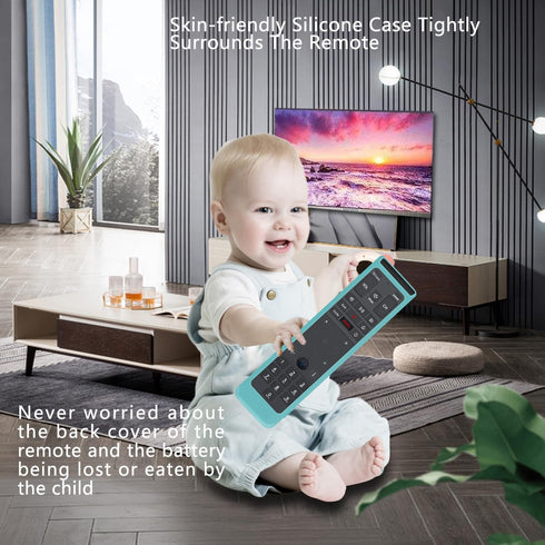 Protective Silicone Remote Case for XFinity Comcast XR15 Voice Remote Control Shockproof Washable Skin-Friendly Control Cover with Loop (Glow in D...