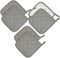 6 Pack Potholders Kitchen Pot Holders Set,Cotton Pot Holders for Kitchen 7 inch hot Pads,Heat Resistant Hot Pads for Cooking and Baking Dark Grey...