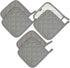 6 Pack Potholders Kitchen Pot Holders Set,Cotton Pot Holders for Kitchen 7 inch hot Pads,Heat Resistant Hot Pads for Cooking and Baking Dark Grey...