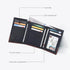 ESTALON Real Leather Trifold Wallet For Men-RFID Slim Tri Fold Wallets Minimalist 3 fold Credit Card Holder ID Window (Patriot/Hazel)...